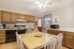 Fully equipped dine-in kitchen